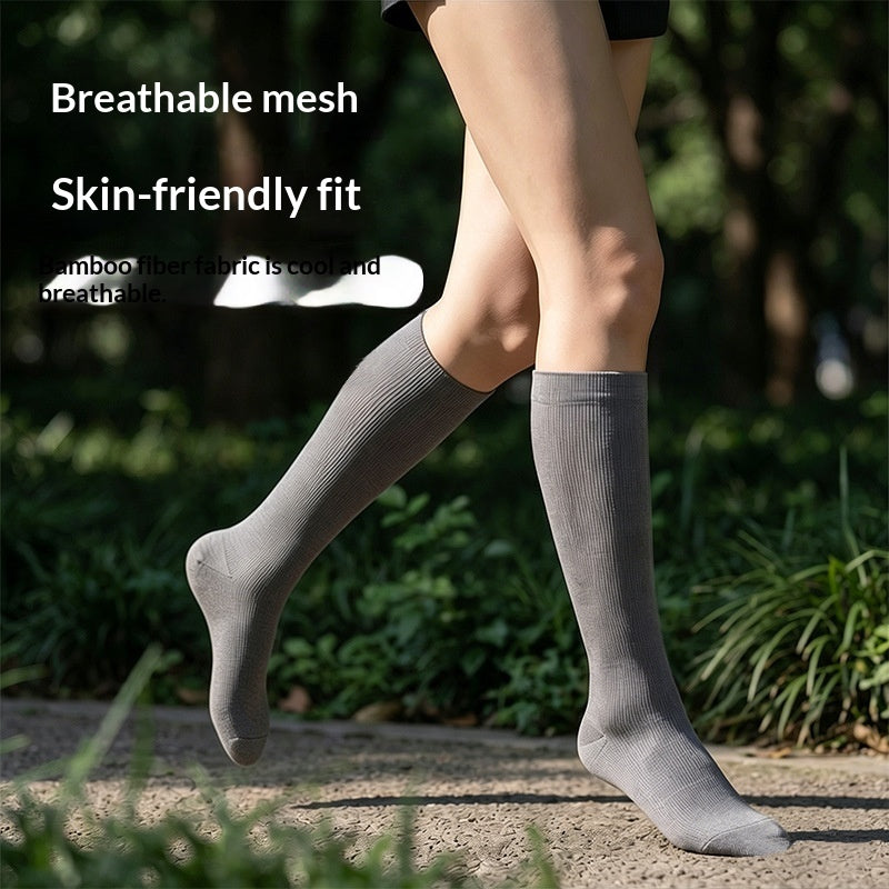 Bamboo Fiber Compression Socks, Black, 2XL product detail