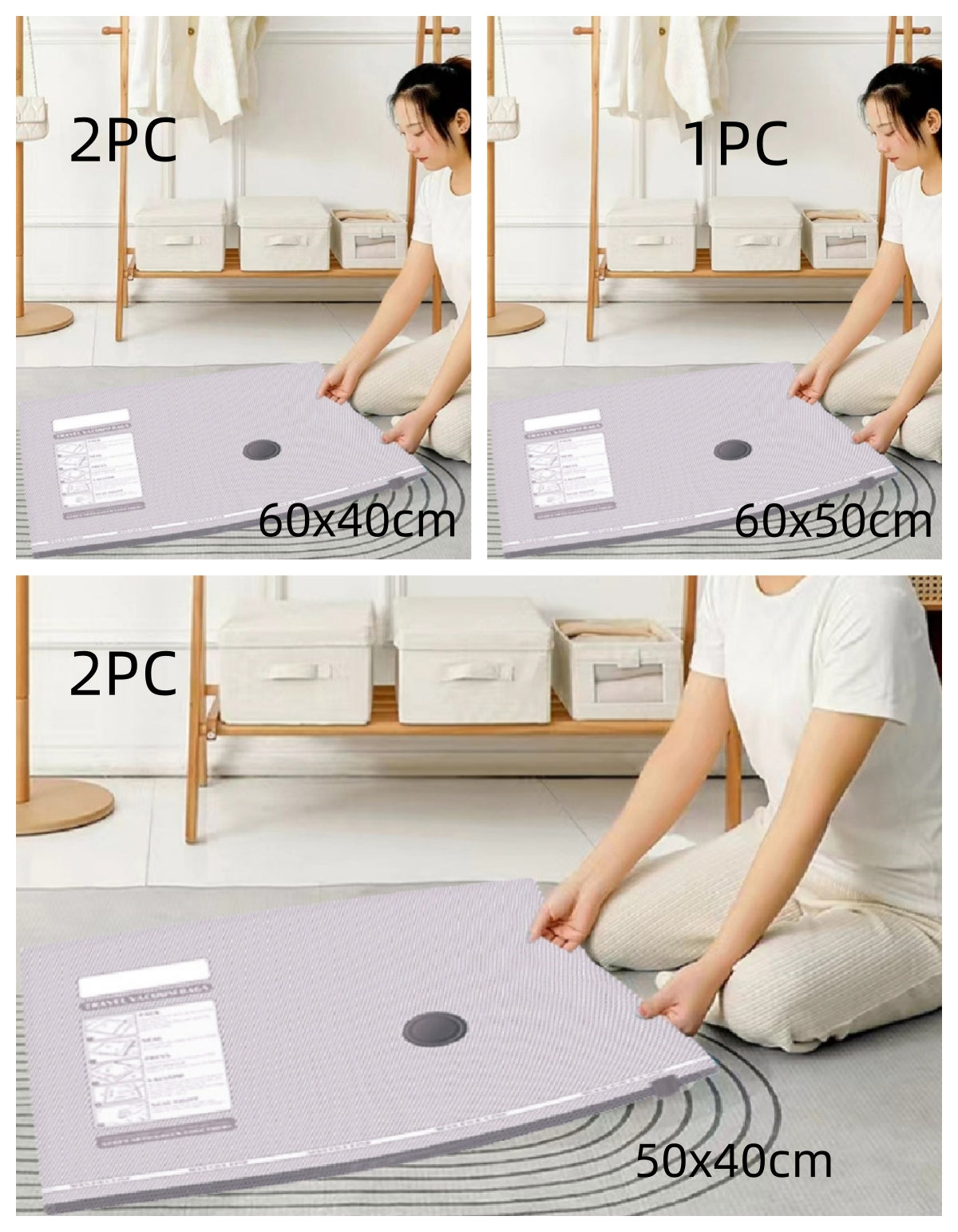Travel Vacuum Compression Storage Bag product detail