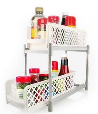 Multipurpose Bathroom and Kitchen Storage Rack