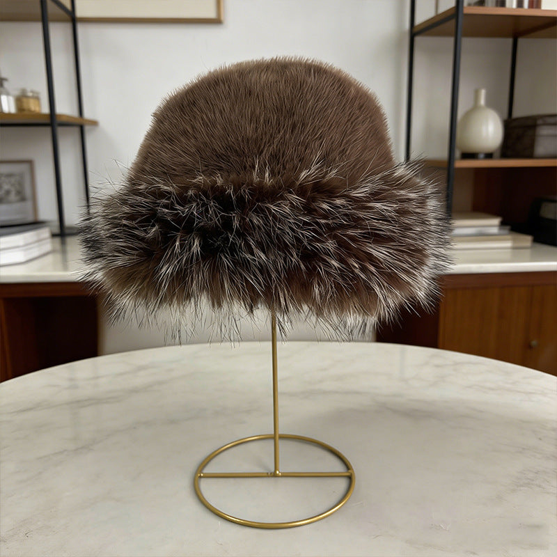 Plush Fisherman Hat, Black product detail