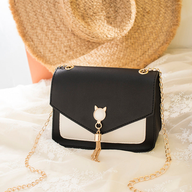 Cat Tassel Small Crossbody Bag