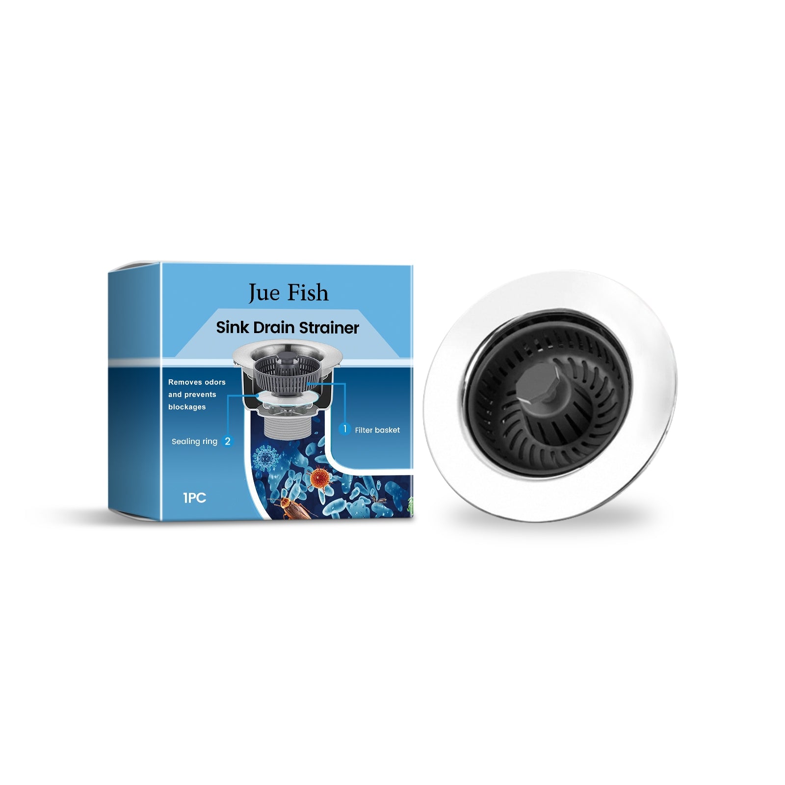 Compact Kitchen Sink Drain Strainer product detail