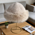 Plush Ear-Protection Winter Hat, Beige