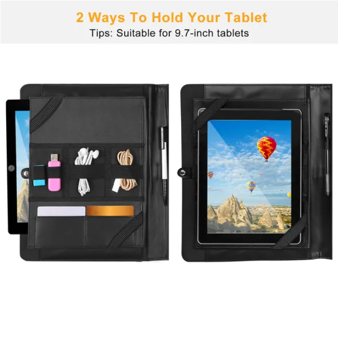 Leather Business Document Organizer Portfolio product detail