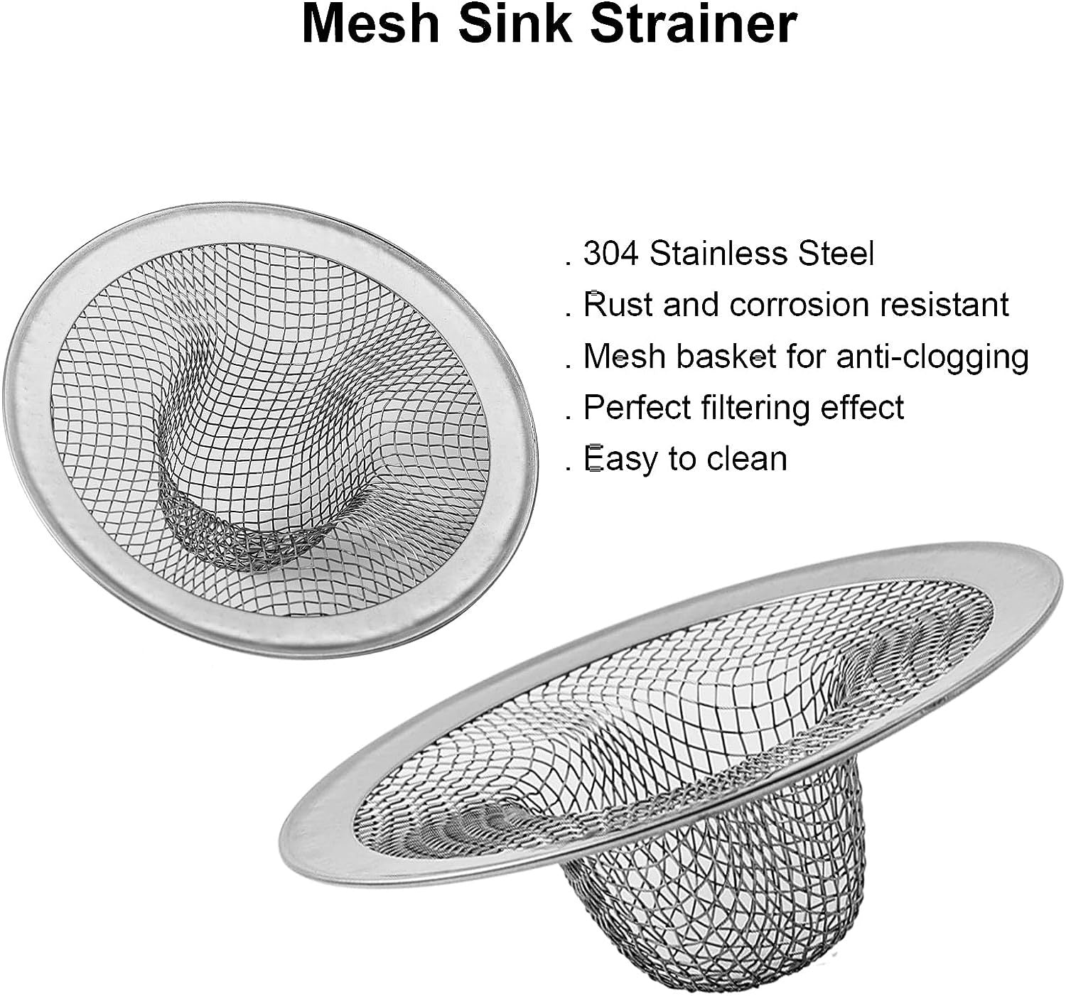 6-Pack Mesh Sink Drain Strainers product detail