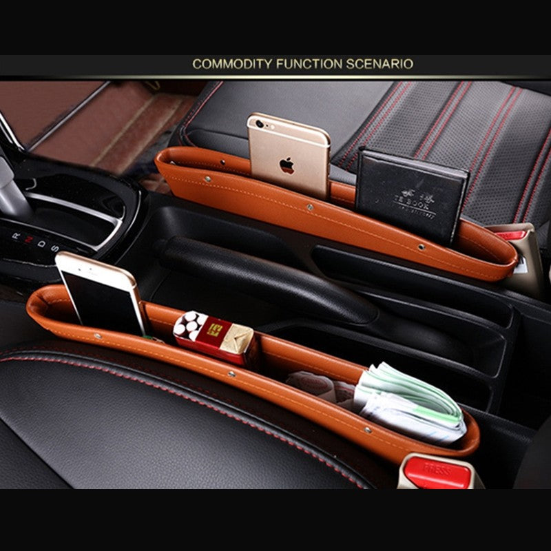 PU Leather Car Seat Gap Organizer product detail