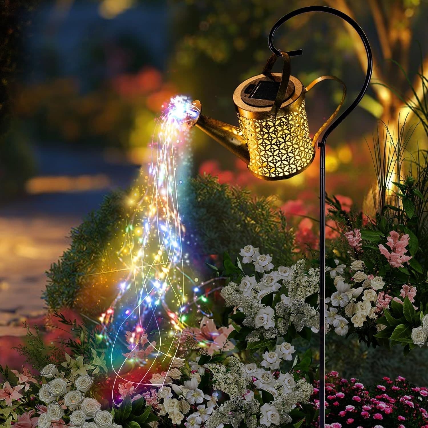Colorful Solar Watering Can Garden Lights product detail 3