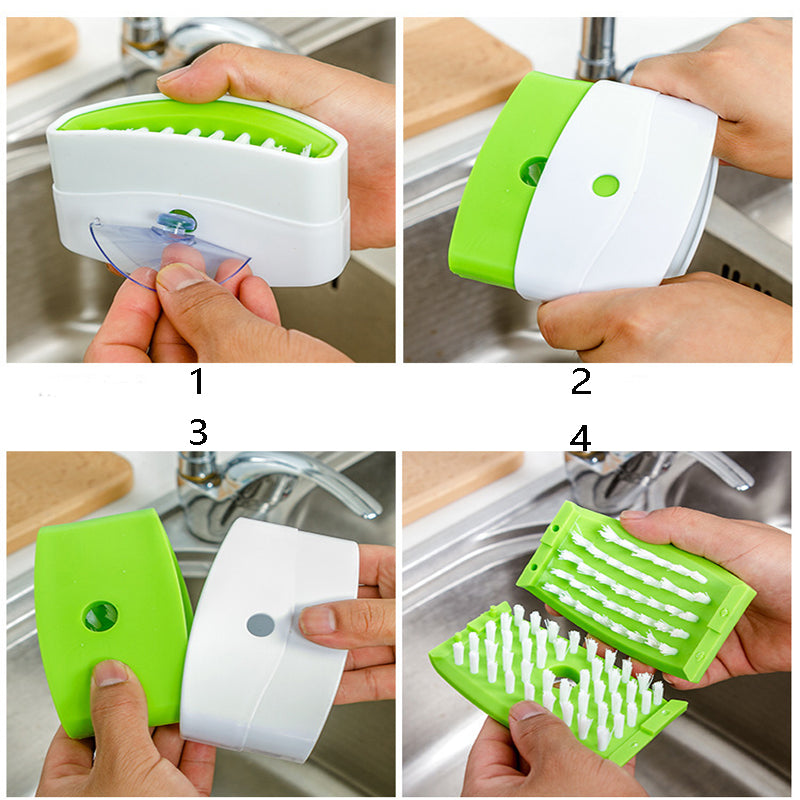 Suction Cup Kitchen Cleaning Brush product detail
