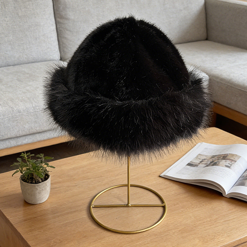 Plush Ear-Protection Winter Hat, Beige product detail