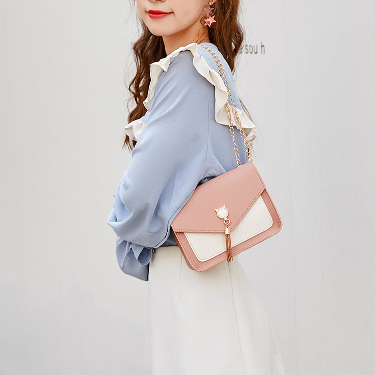 Cat Tassel Small Crossbody Bag product detail