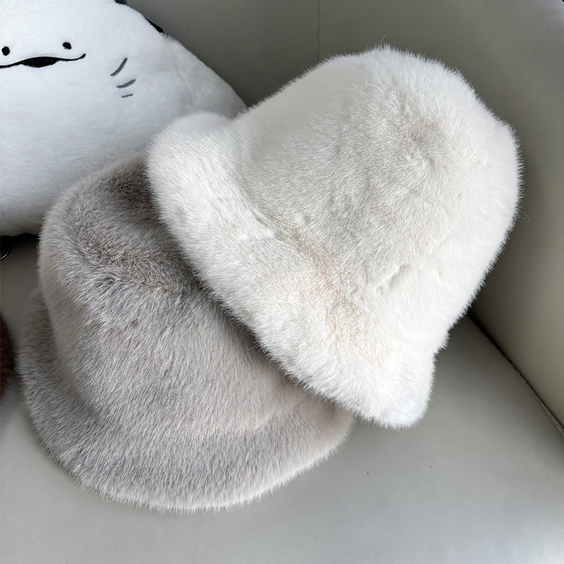 Plush Fishing Hat, Beige product detail
