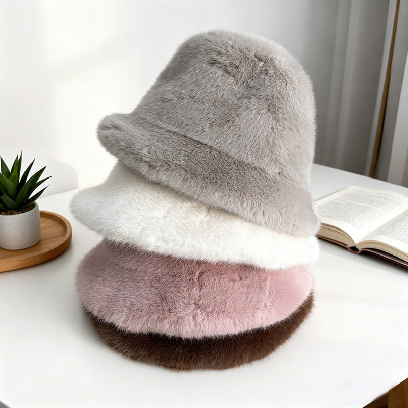 Plush Fishing Hat, Beige product detail