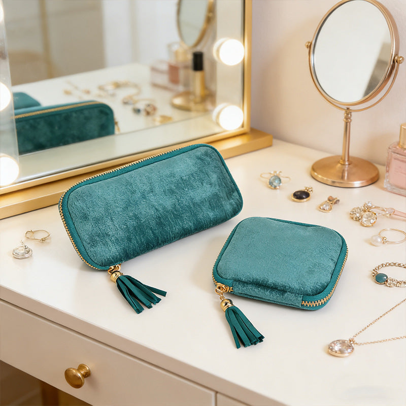 Large Multi-Function Jewelry Storage Bag, Blue product detail