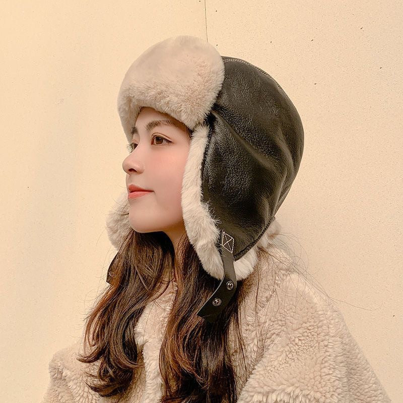 Knitted Windproof Winter Hat, Black product detail