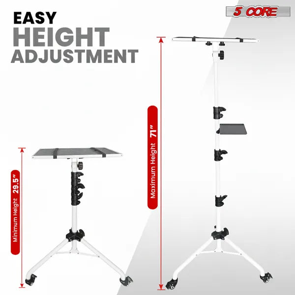 Adjustable Two-Shelf Projector Stand with Phone Holder product detail 2