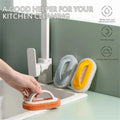 Reusable Sponge Cleaning Cloth with Scrubbing Surface