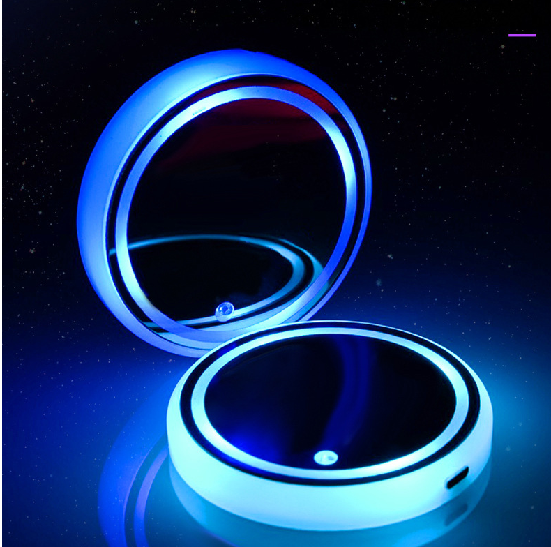 LED Light-Up Car Cup Holder Coaster