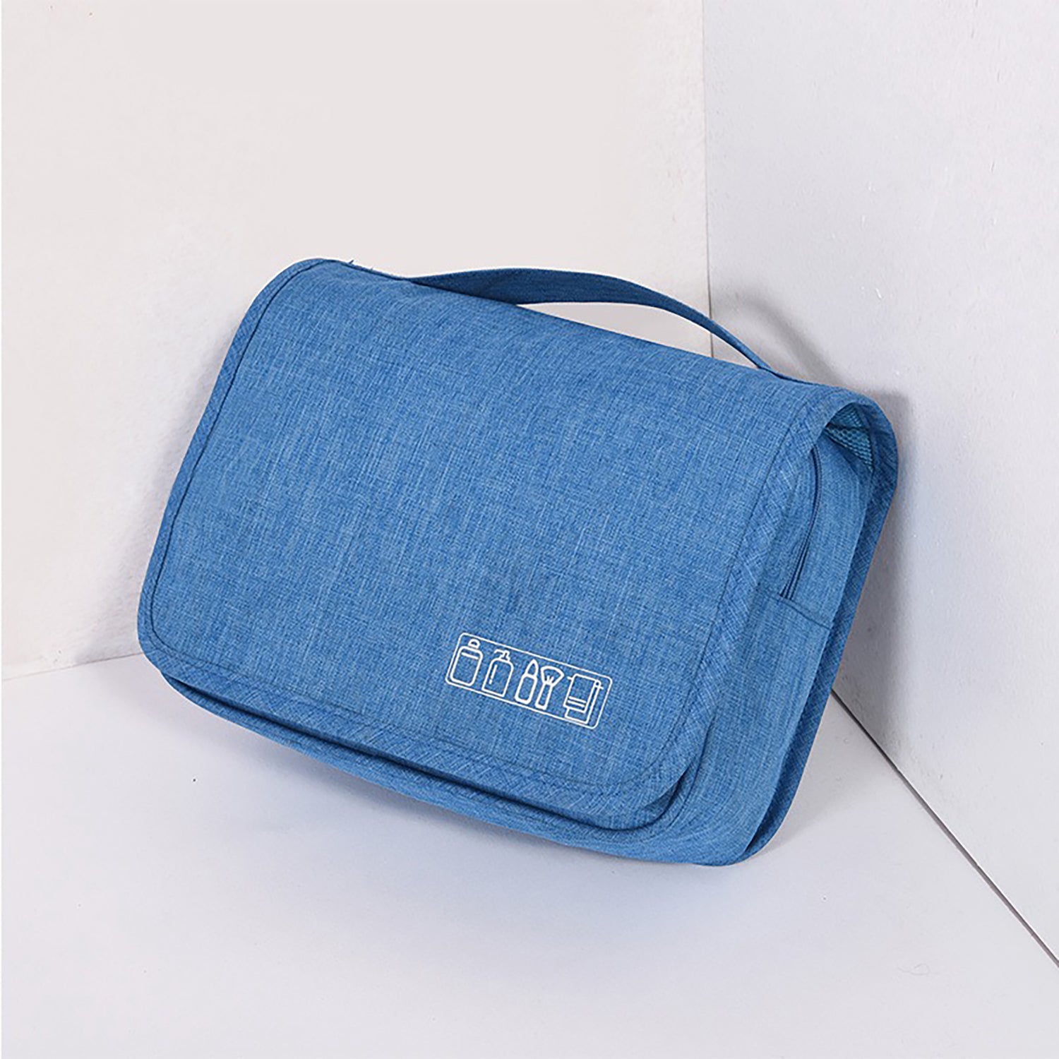 Large Hanging Travel Toiletry Organizer Bag - Blue