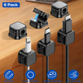 6-Pack Magnetic Cable Organizer Clips