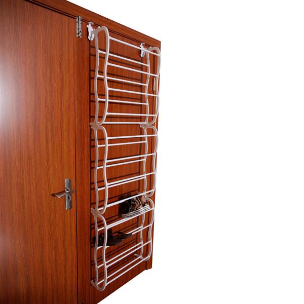 12-Tier Over-the-Door Shoe Organizer Rack product detail