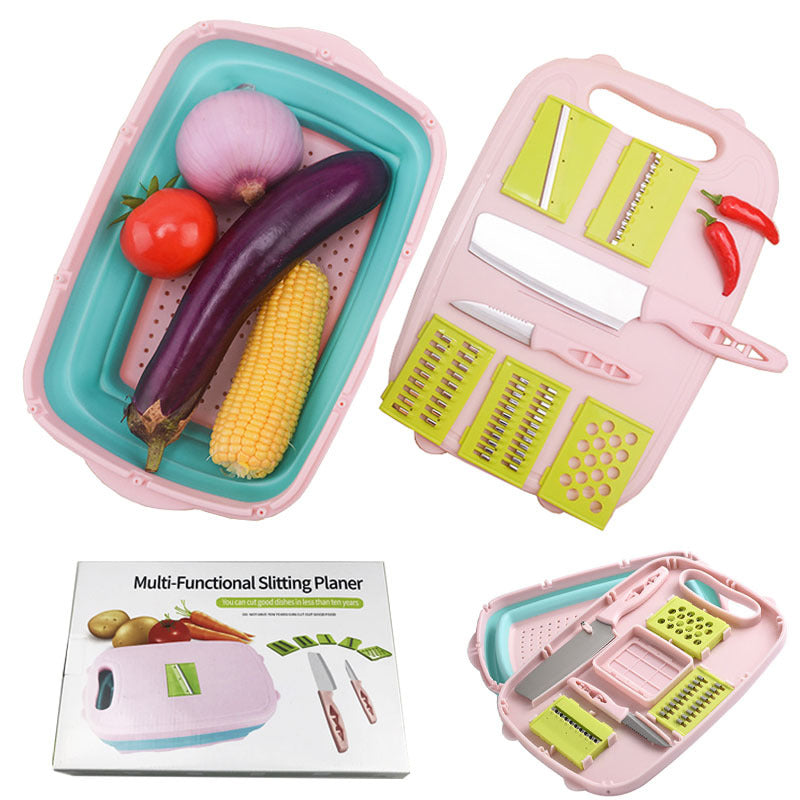 Collapsible Cutting Board with Drain Basket product detail