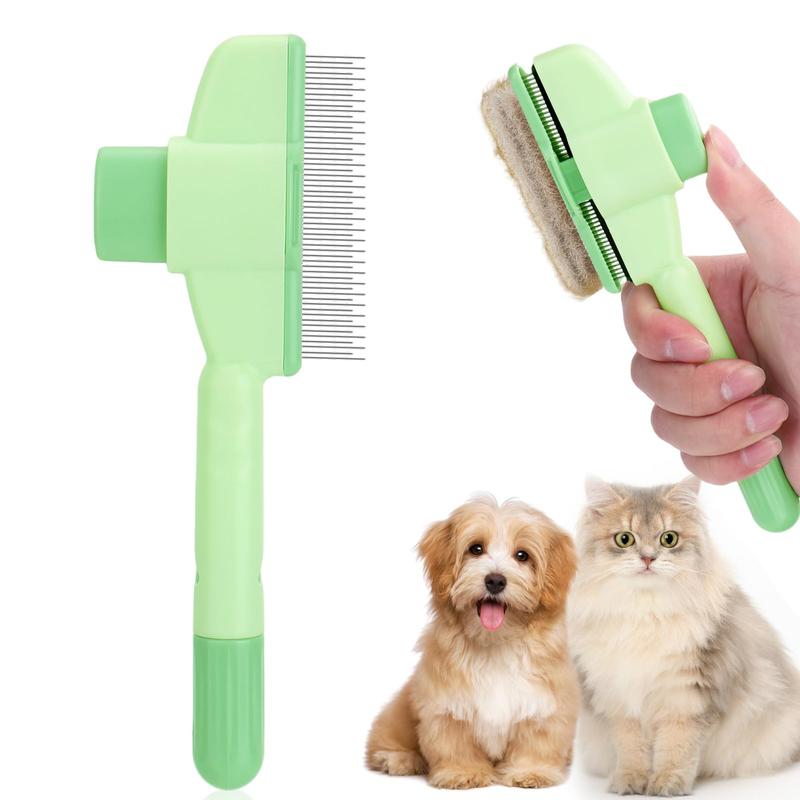 Pet Dematting Comb and Knot Remover Tool - Green