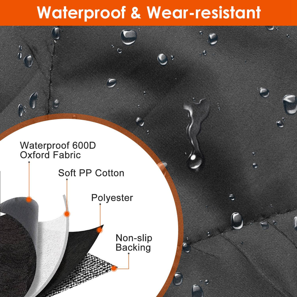 Waterproof Dog Car Seat Cover with Seat Belt detail 4