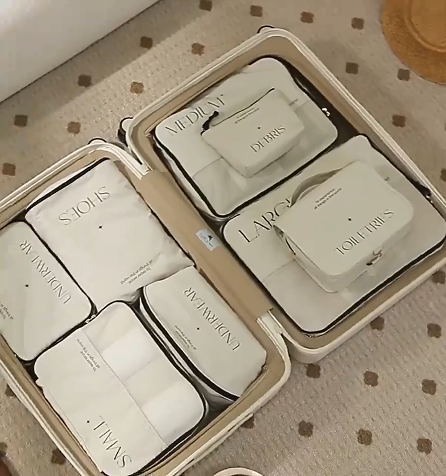5-Piece Travel Packing Organizer Bag Set