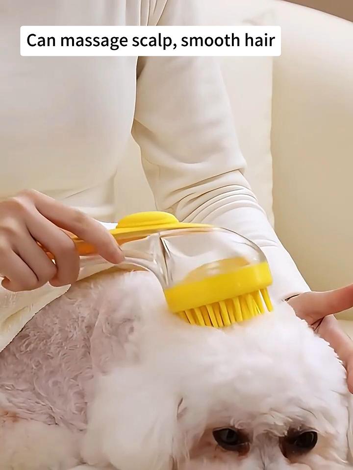 Long Handle Pet Bath Brush for Dogs and Cats product detail