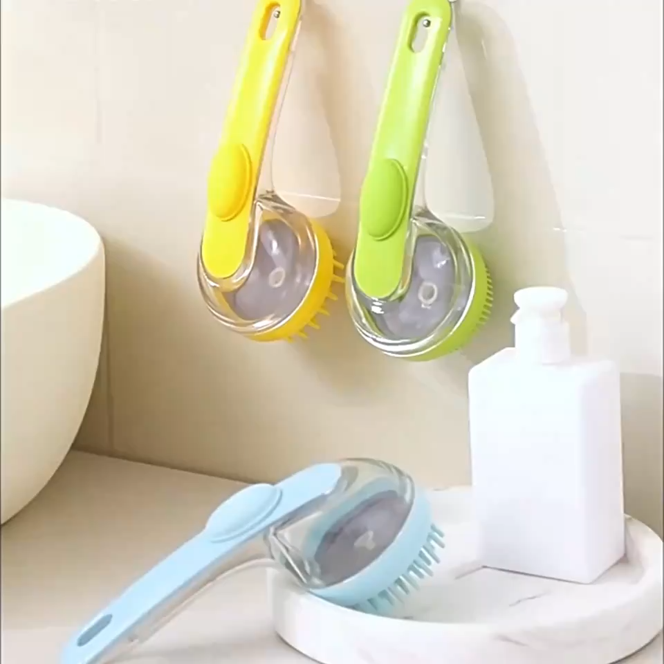 Long Handle Pet Bath Brush for Dogs and Cats product detail