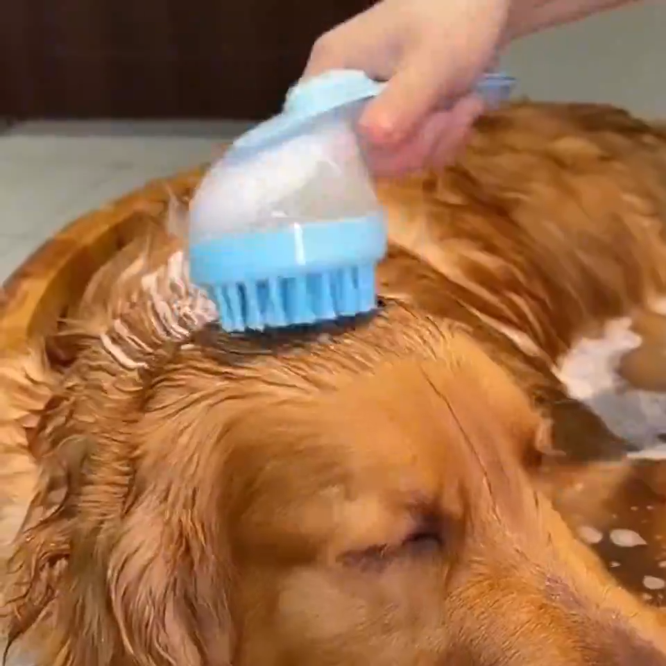 Long Handle Pet Bath Brush for Dogs and Cats product detail