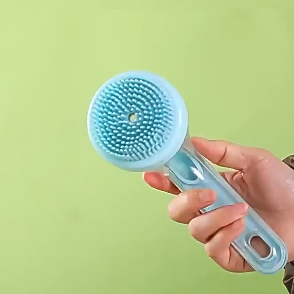 Long Handle Pet Bath Brush for Dogs and Cats product detail